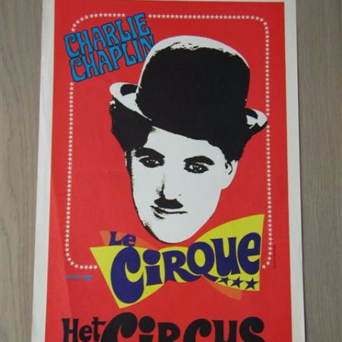 'Le cirque' (The circus-reissue unknown) Belgian affichette